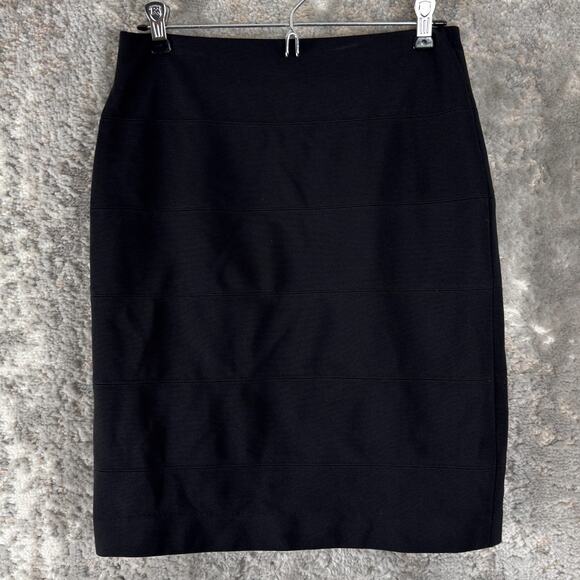 Alfani Dresses & Skirts - Alfani Petite Size PP Stretch Minimalist S Knee Length Pencil Skirt Black Lined
